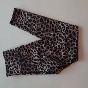 Spiritual Gangster size 12 medium leopard print leggings